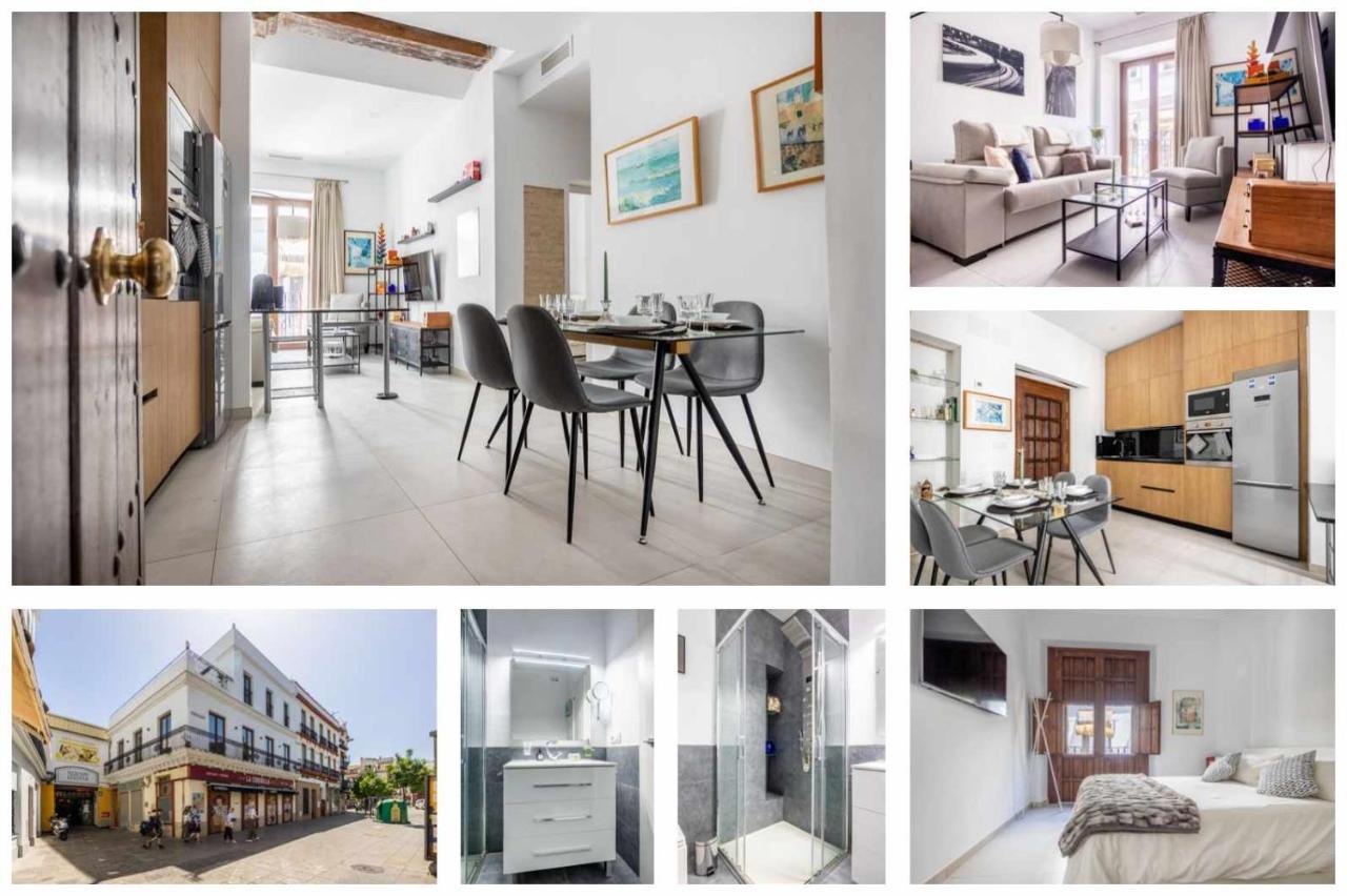 Comfy Away - Apartamento Exclusivo Mercado De Triana Con Balcon Seville Ngoại thất bức ảnh