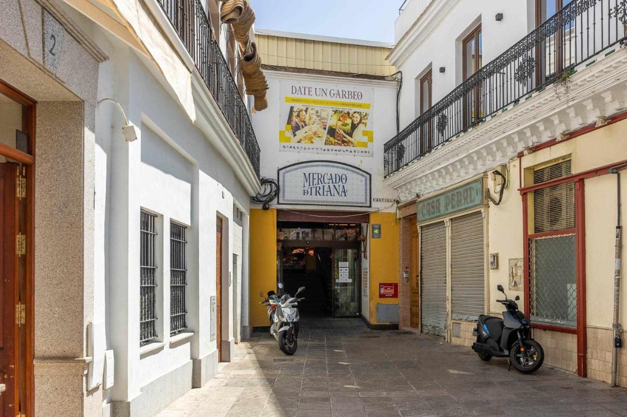 Comfy Away - Apartamento Exclusivo Mercado De Triana Con Balcon Seville Ngoại thất bức ảnh